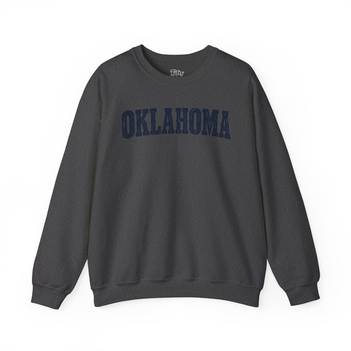 Oklahoma Unisex Crewneck Sweatshirt State Name Graphic