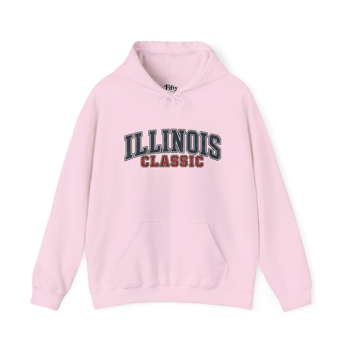 Illinois Classic Unisex Hoodie State Name Graphic
