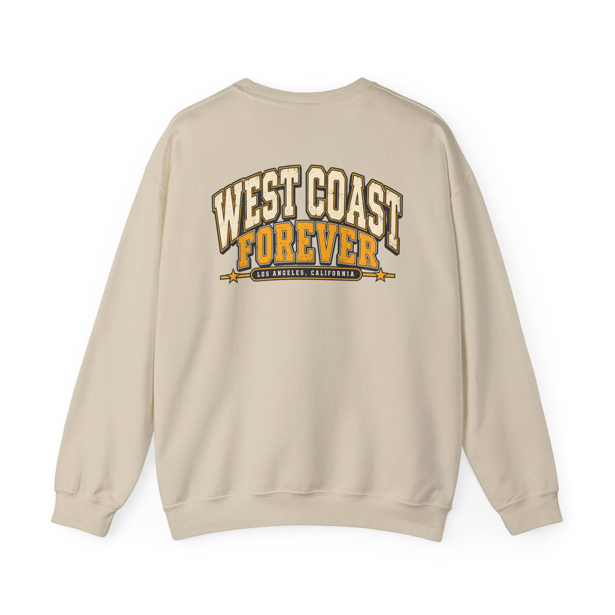 West Coast Forever Los Angeles Unisex Crewneck Sweatshirt Graphic