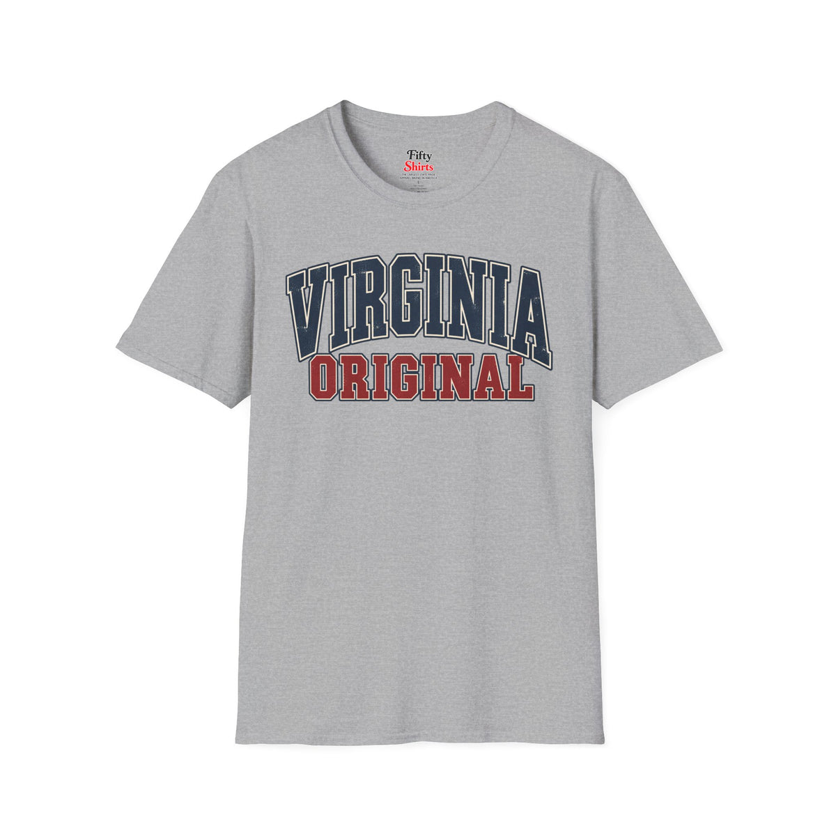 Virginia Original Unisex Softstyle T Shirt State Name Graphic Tee