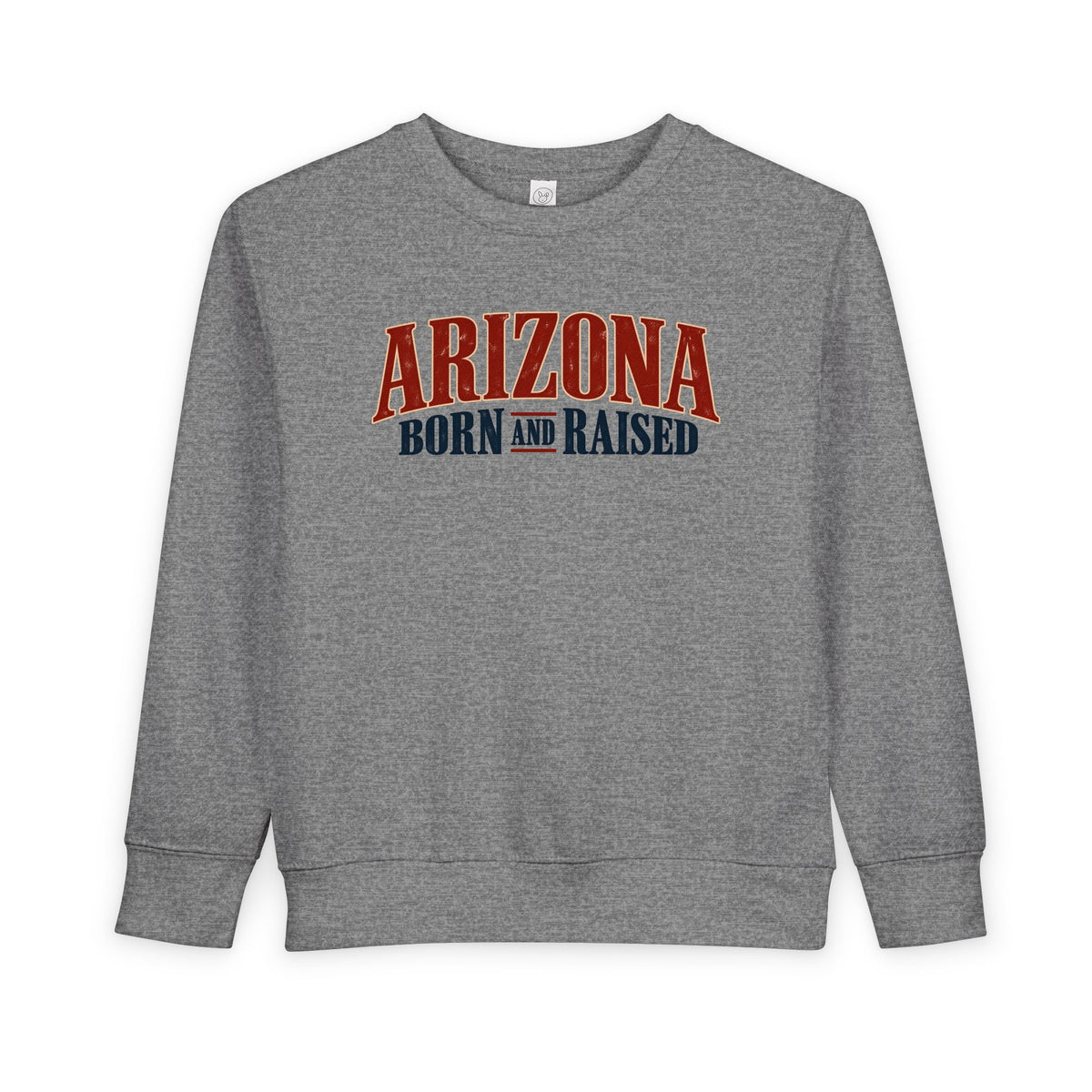 Arizona Born and Raised Premium Desert Heritage Unisex Toddler Sweatshirt