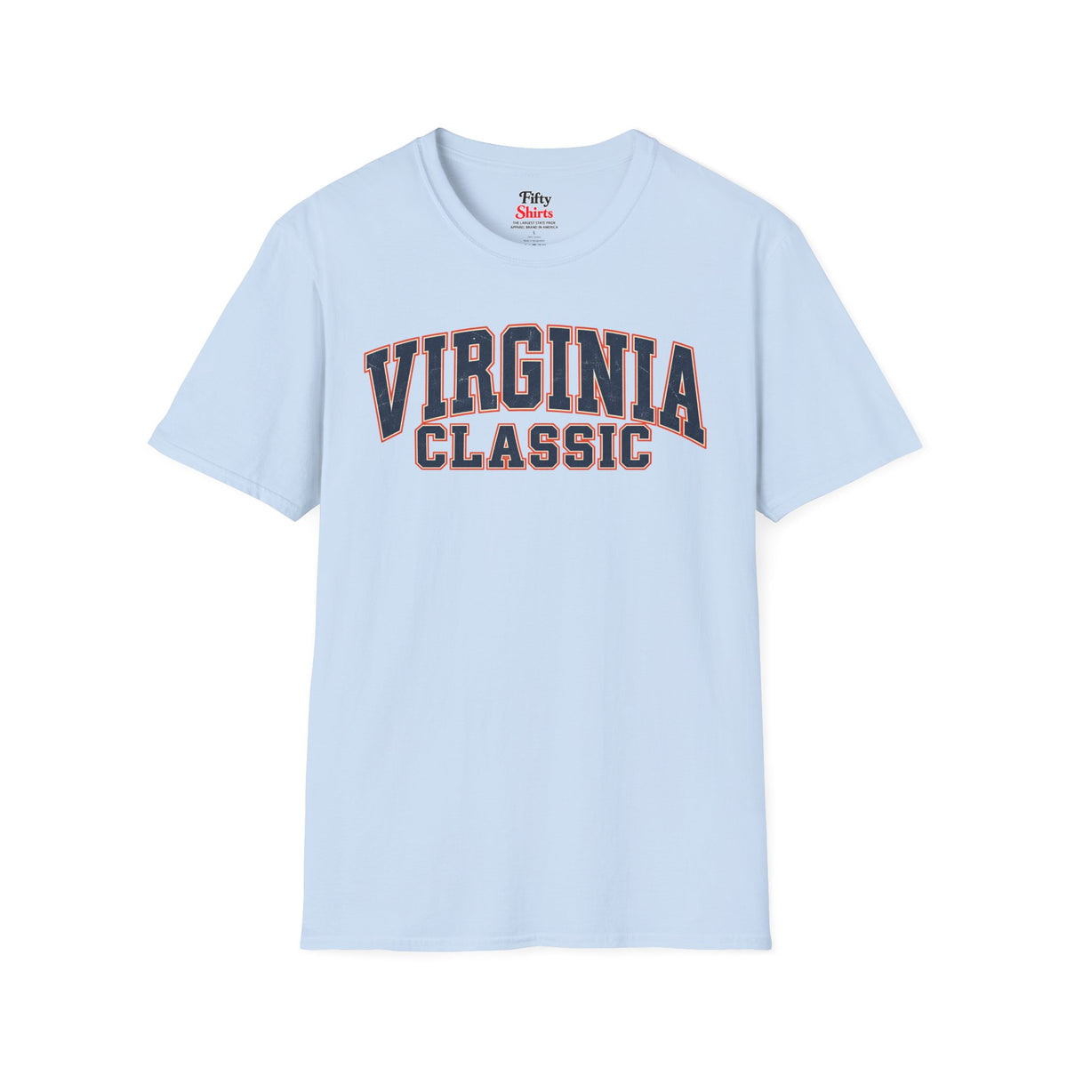 Virginia Classic Unisex Softstyle T Shirt State Name Graphic Tee