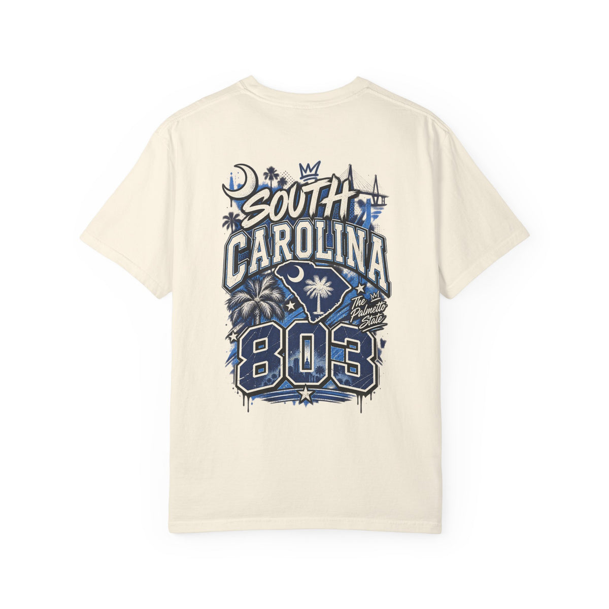 South Carolina 803 Unisex Comfort Color 1717 Streetwear Graphic Tee