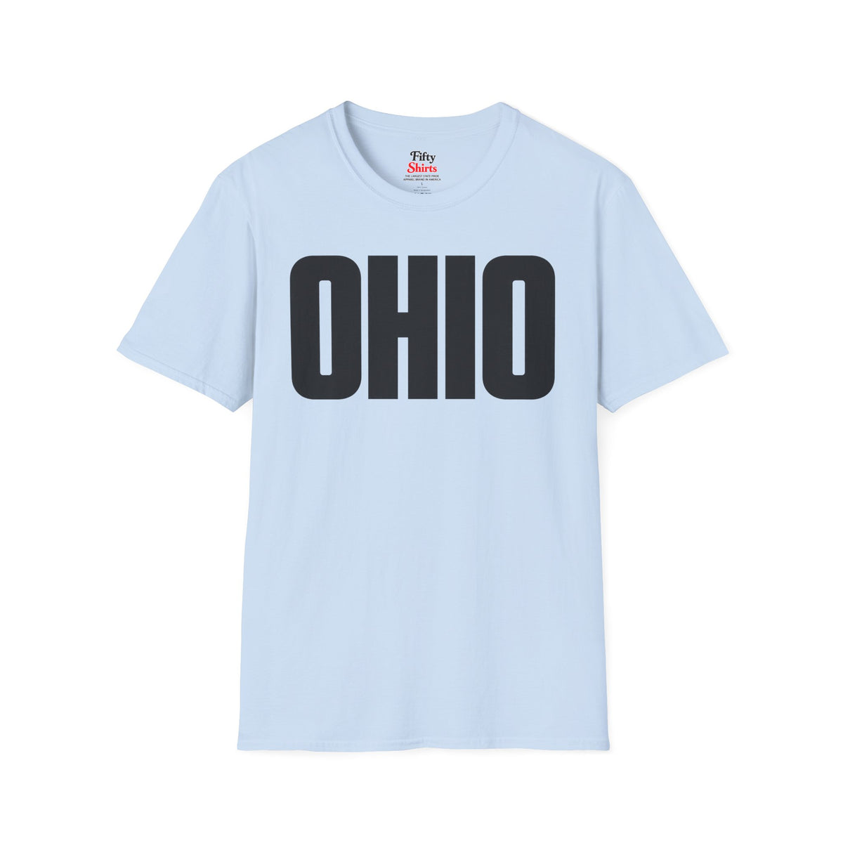 Ohio Unisex Softstyle T Shirt State Name Graphic Tee