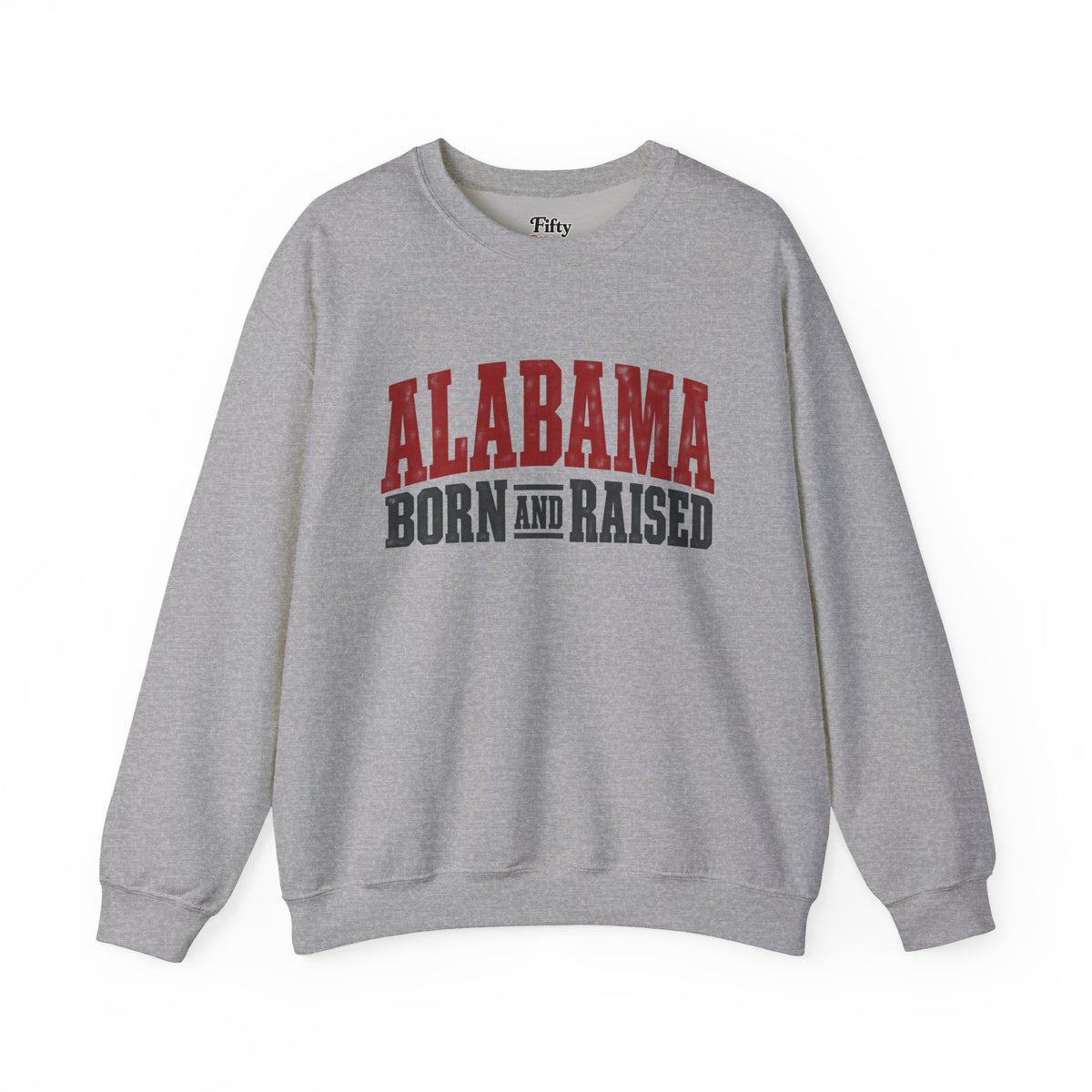 Alabama Born and Raised Rugged Workwear Unisex Sweatshirt Graphic
