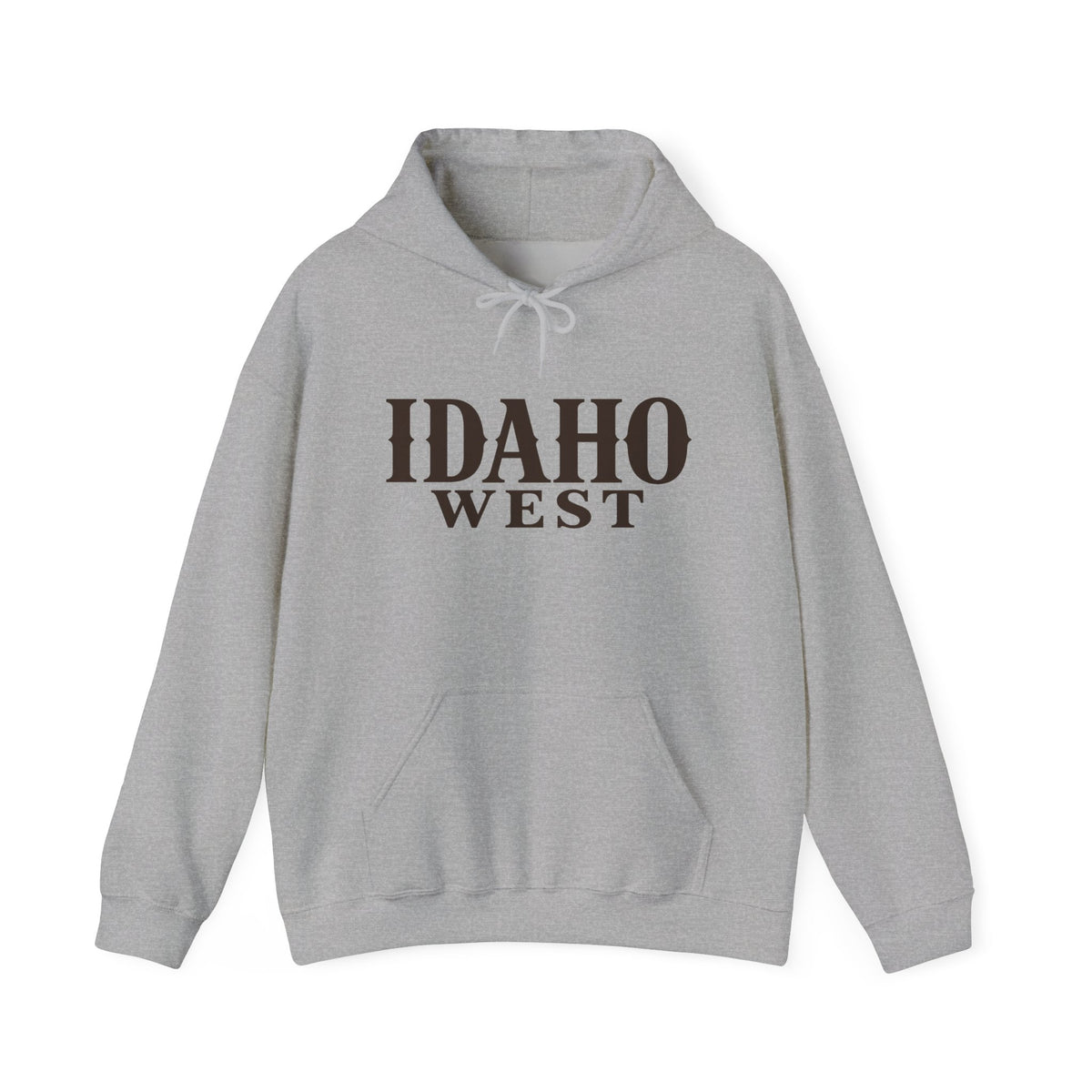 Idaho West Unisex Hoodie State Name Graphic