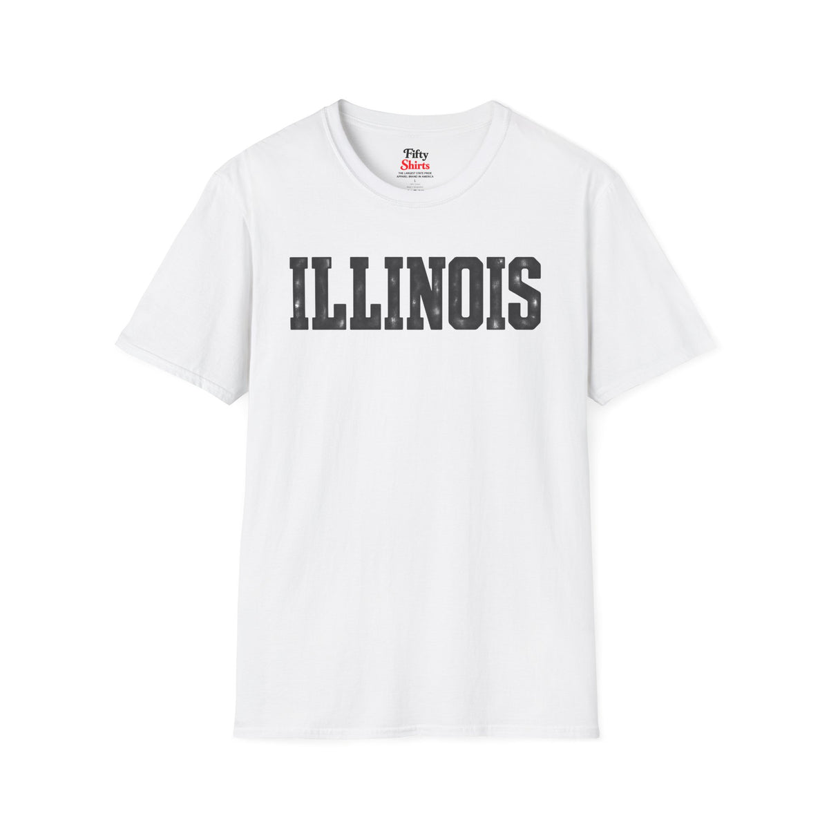Illinois Unisex Softstyle T Shirt State Name Graphic Tee