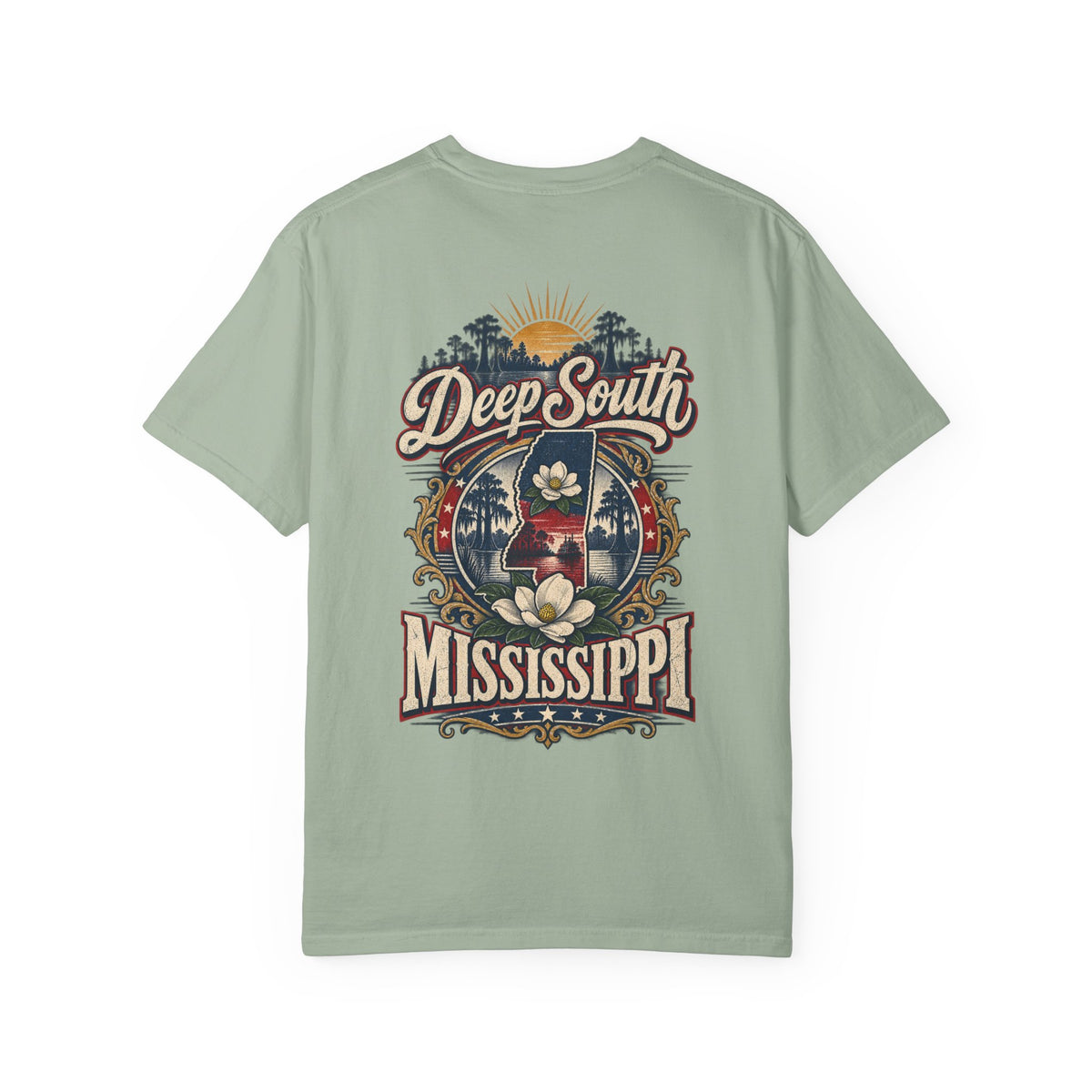 Deep South Mississippi Unisex Comfort Color 1717 Streetwear Graphic Tee