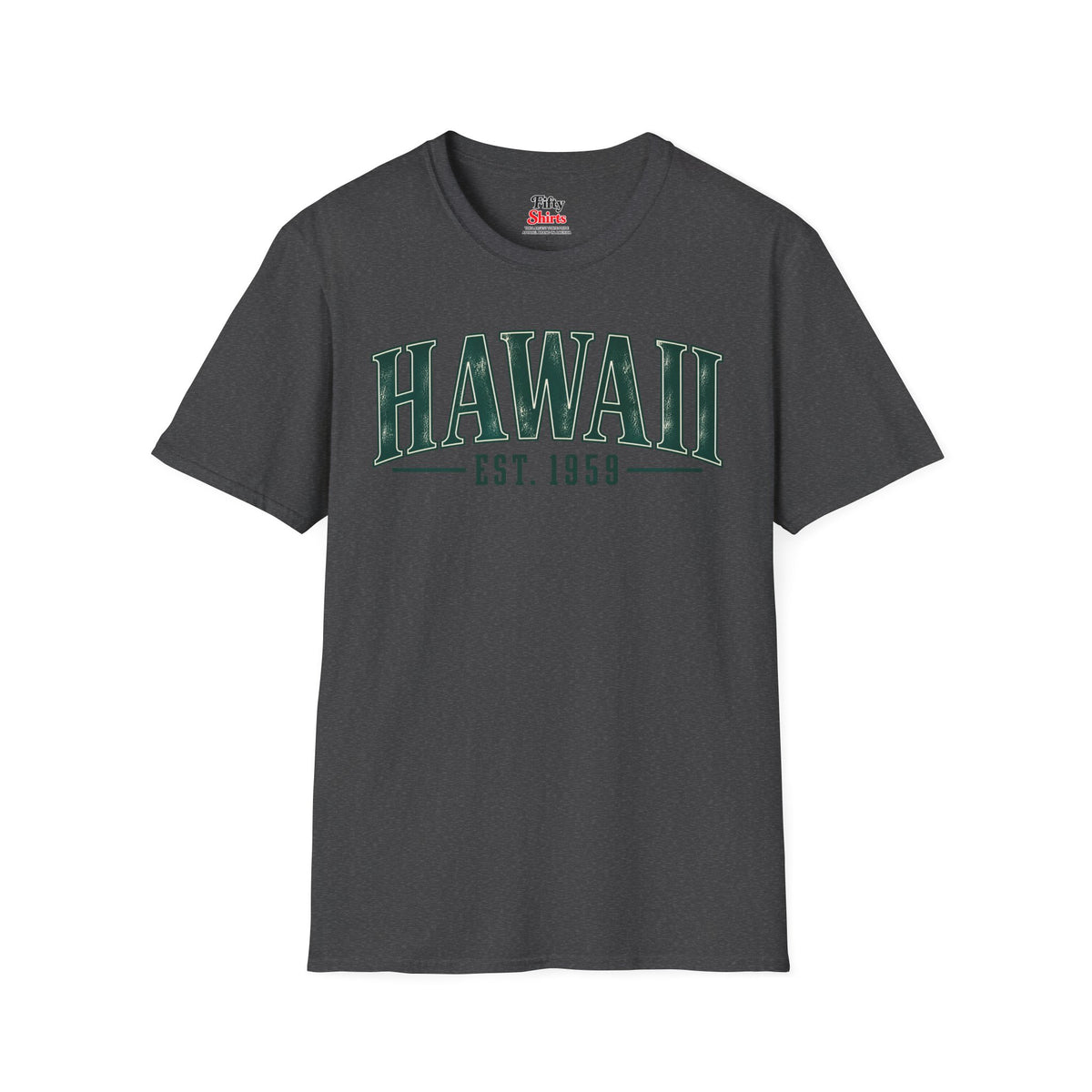 Hawaii Est 1959 Unisex Softstyle T Shirt State Name Graphic Tee