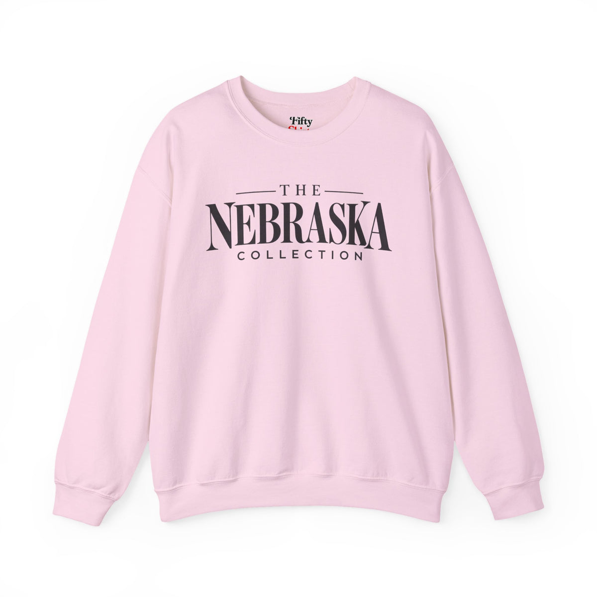 The Nebraska Collection Unisex Crewneck Sweatshirt State Name Graphic