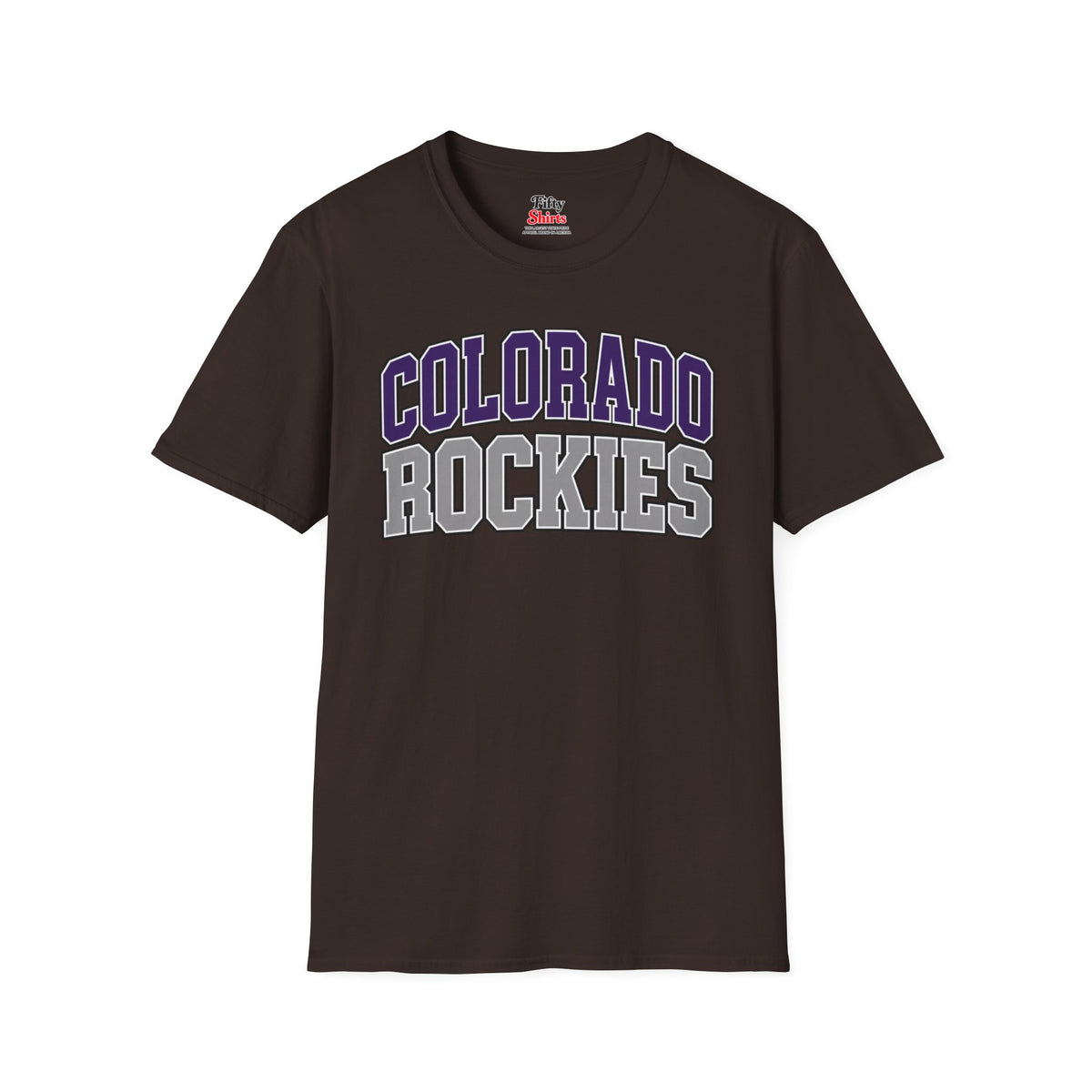 Colorado Rockies Unisex Softstyle T Shirt State Name Graphic Tee