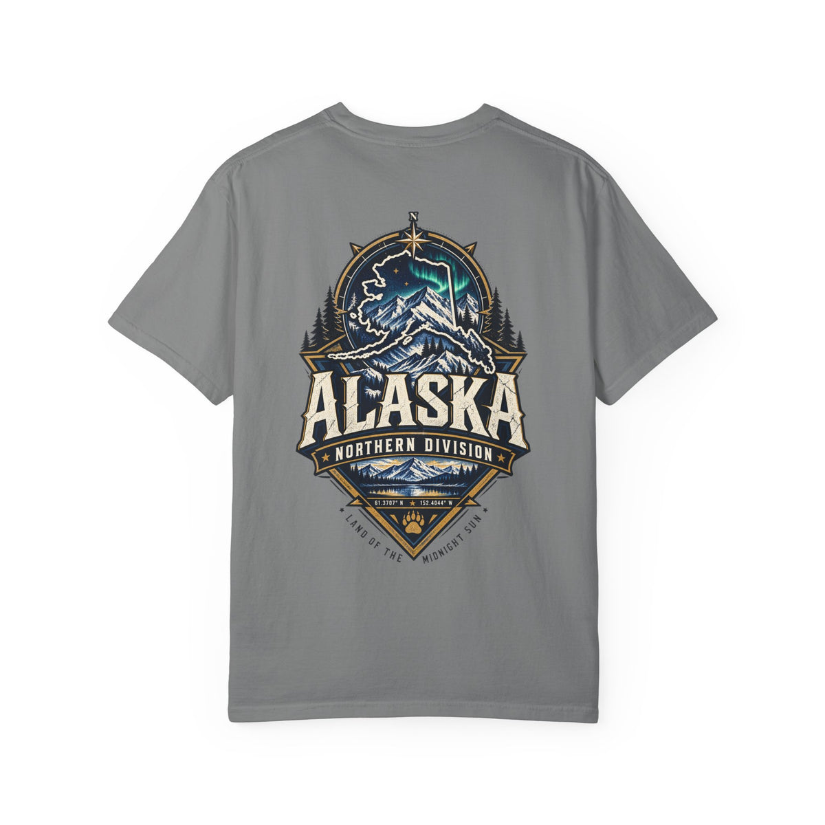 Alaska Northern Division Unisex Comfort Color 1717 Streetwear Graphic Tee