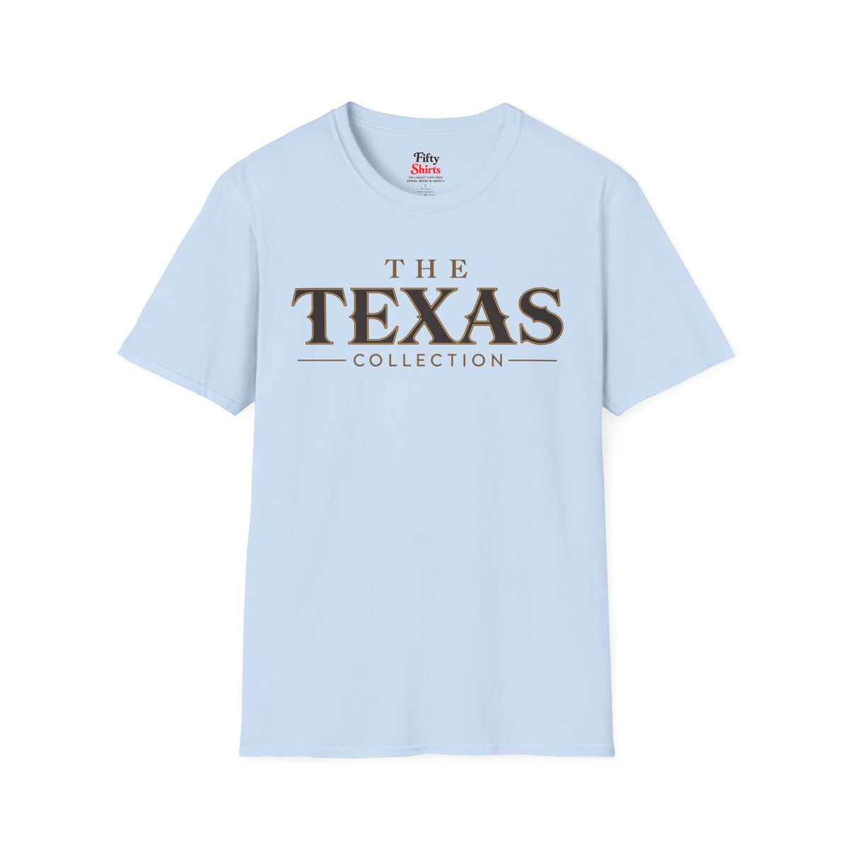 The Texas Collection Unisex Softstyle T Shirt State Name Graphic Tee