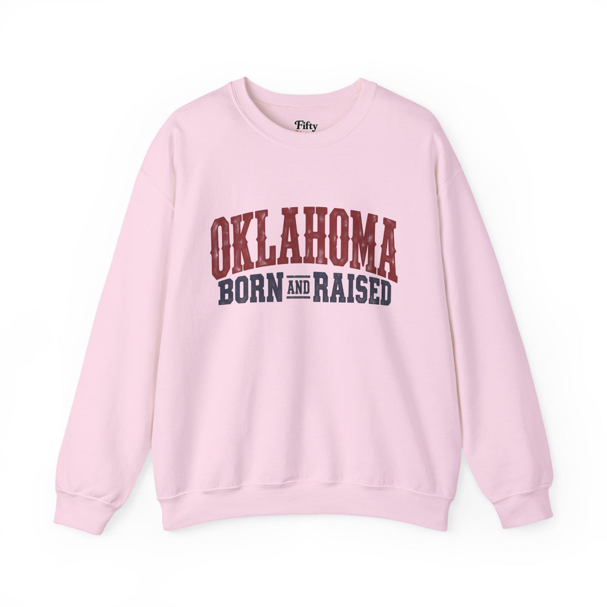 Oklahoma Born and Raised Classic Western Souvenir Unisex Sweatshirt Graphic