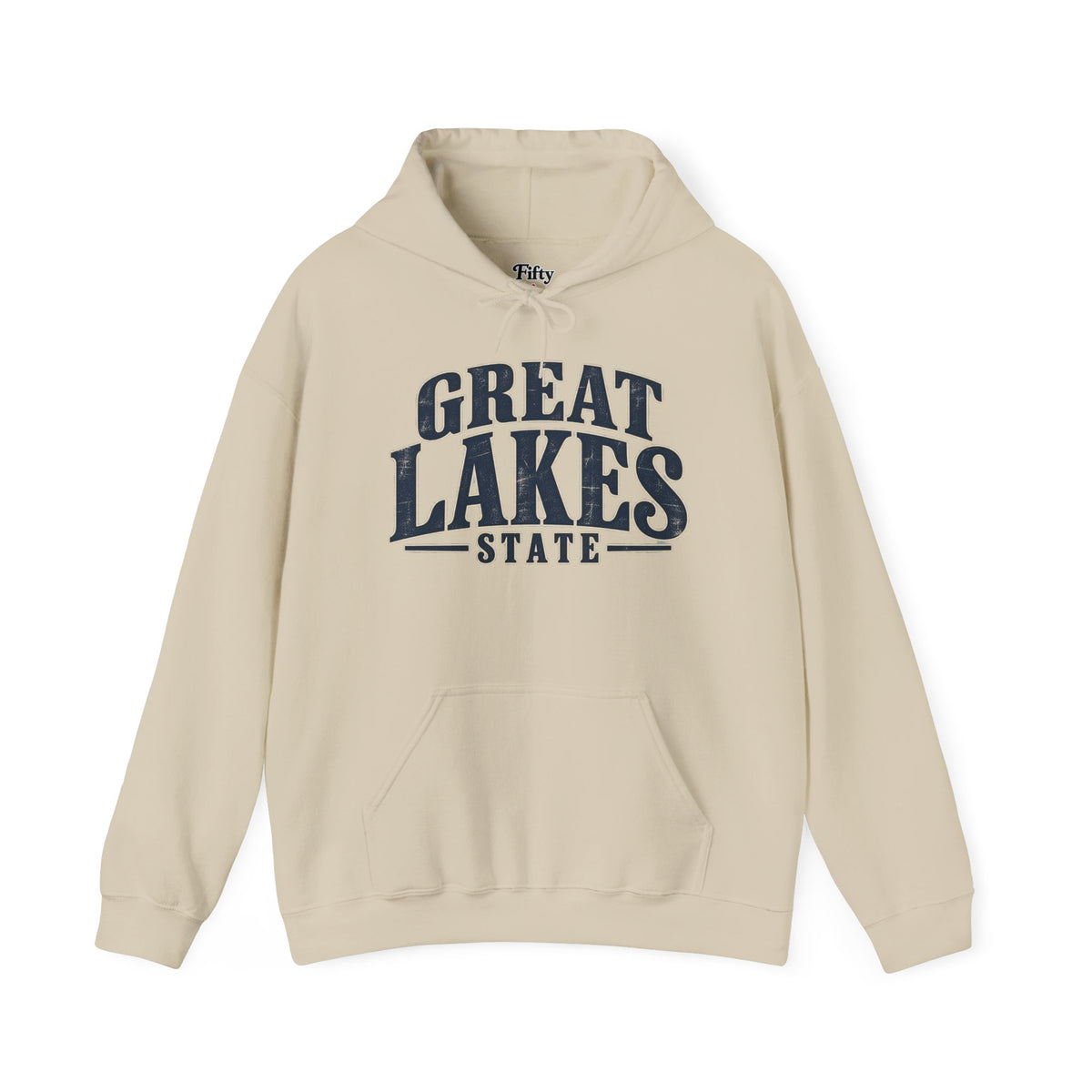 Michigan Great Lakes State Unisex Hoodie State Name Graphic