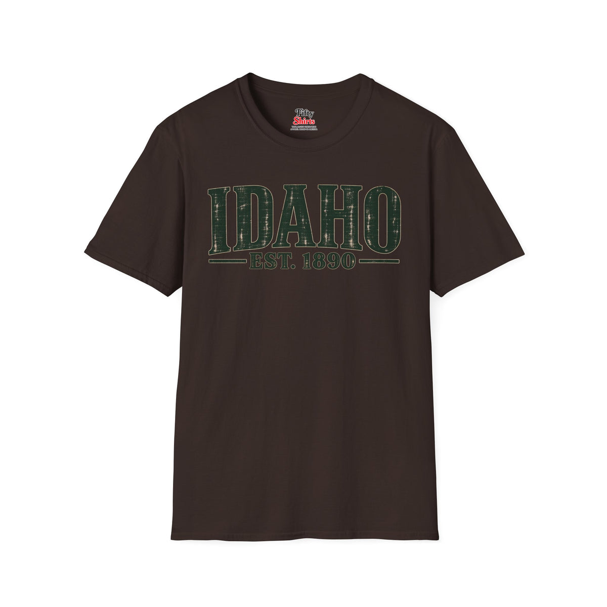 Idaho Est 1890 Unisex Softstyle T Shirt State Name Graphic Tee