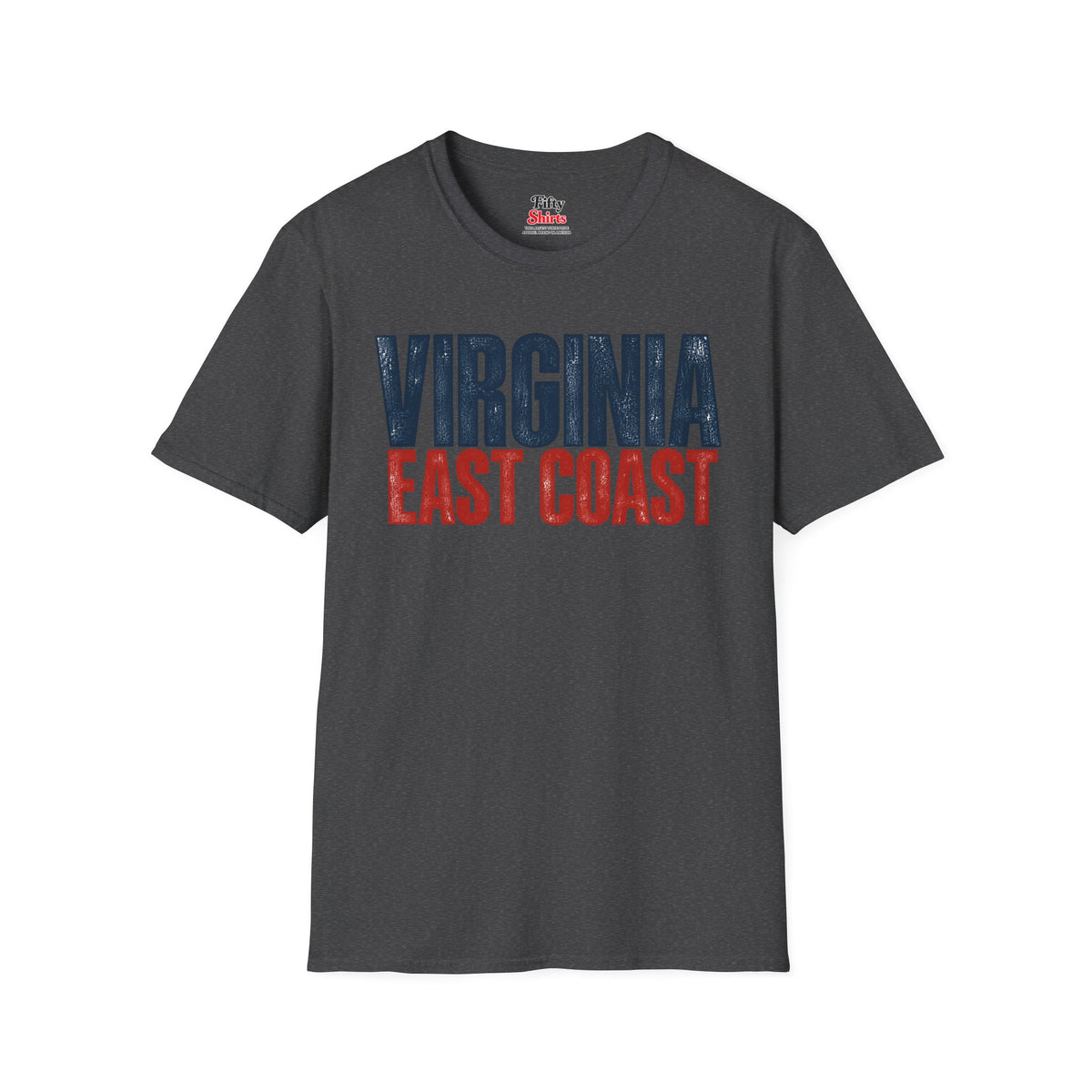 Virginia East Coast Unisex Softstyle T Shirt State Name Graphic Tee