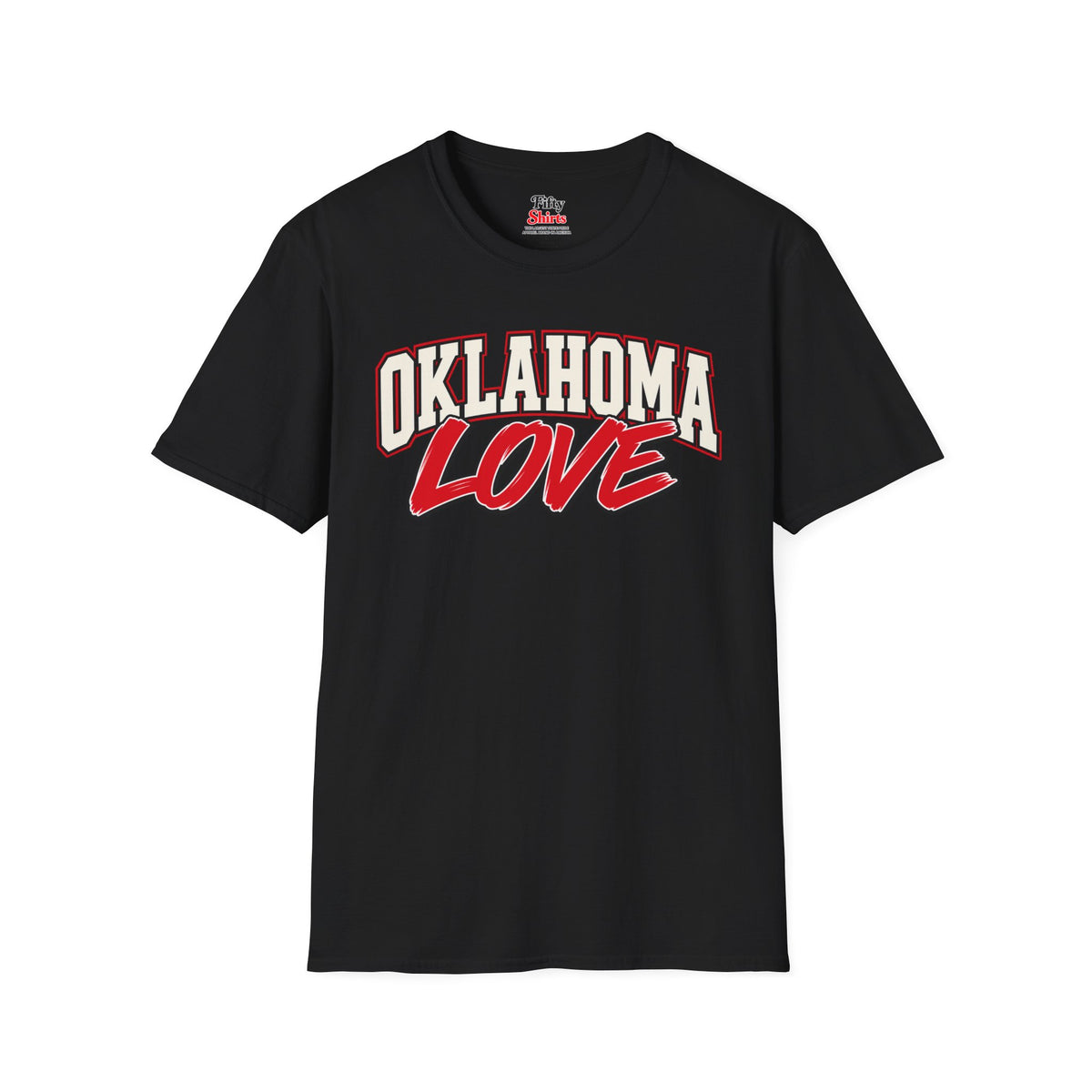 Oklahoma Love Unisex Softstyle T Shirt State Name Graphic Tee
