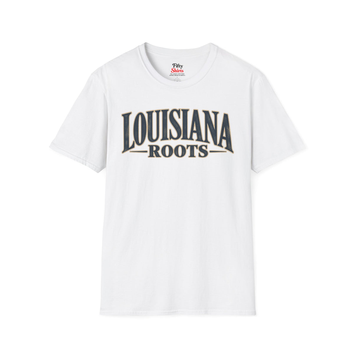 Louisiana Roots Unisex Softstyle T Shirt State Name Graphic Tee