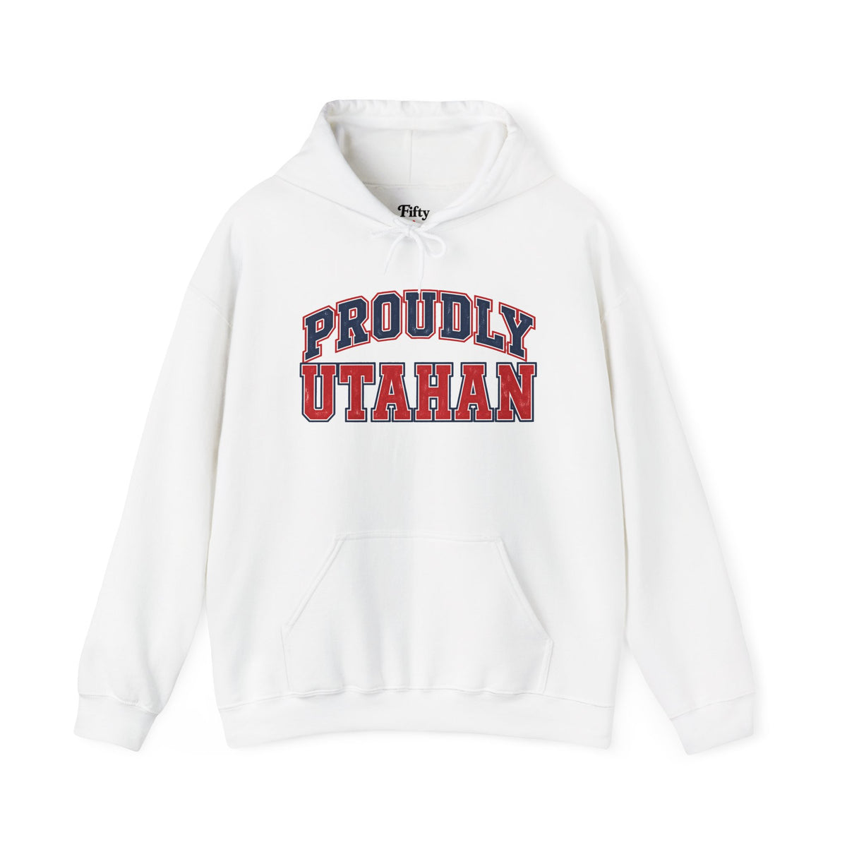 Proudly Utahan Utah Unisex Hoodie State Name Graphic