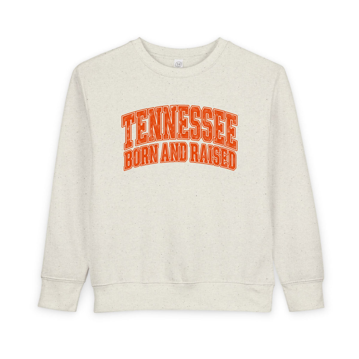 Tennessee Born and Raised Southern Collegiate Unisex Toddler Sweatshirt