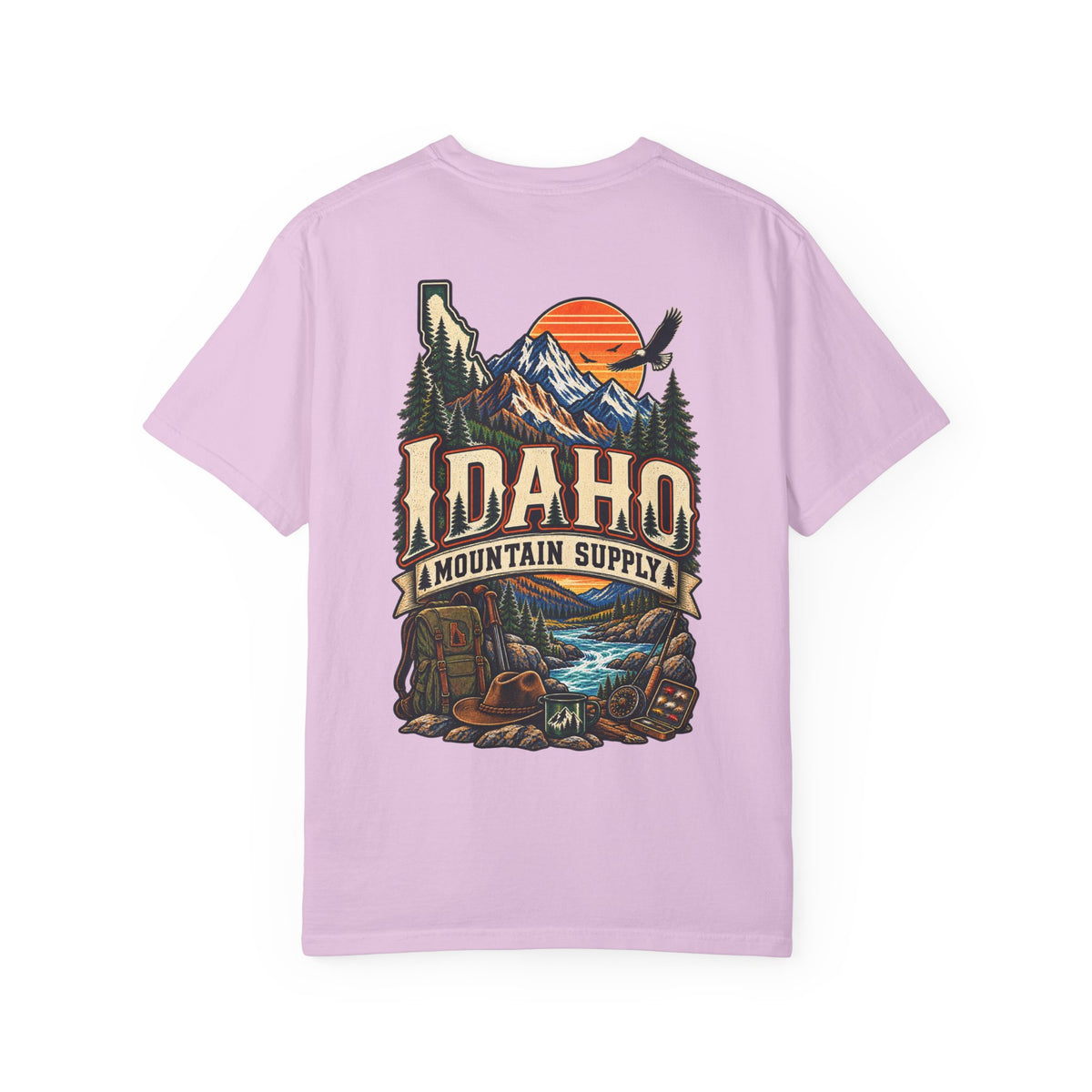 Idaho Mountain Supply Unisex Comfort Color 1717 Streetwear Graphic Tee