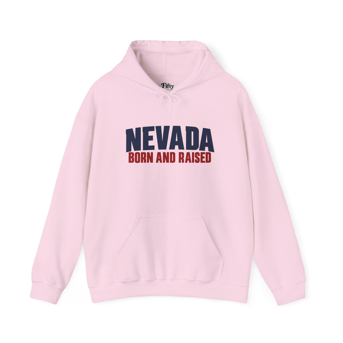 Nevada Born and Raised Minimal Heritage Unisex Hoodie Graphic