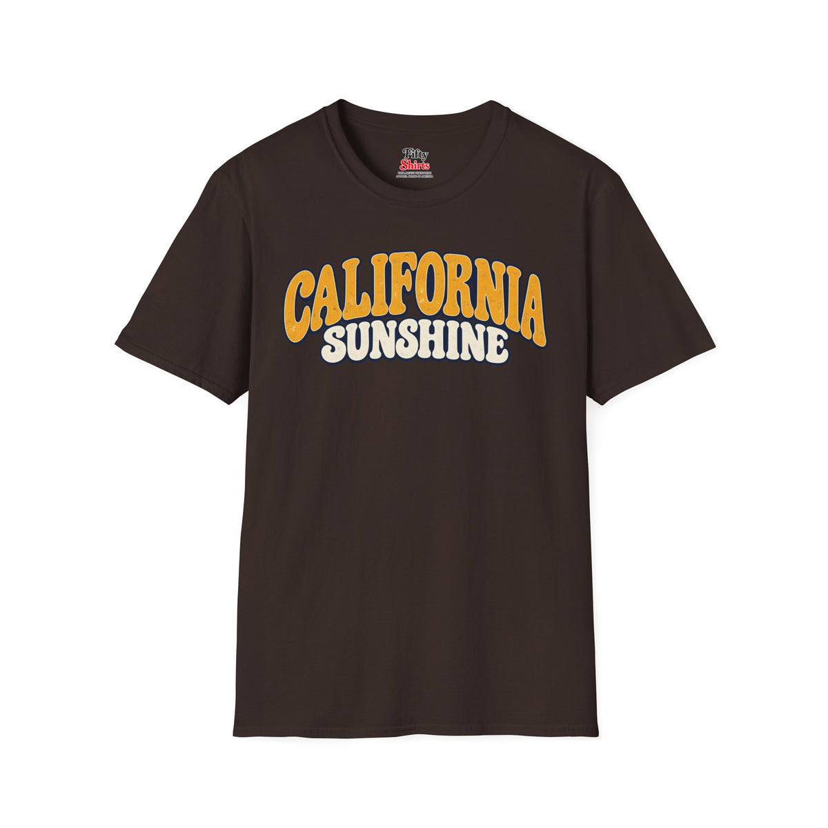 California Sunshine Unisex Softstyle T Shirt State Name Graphic Tee