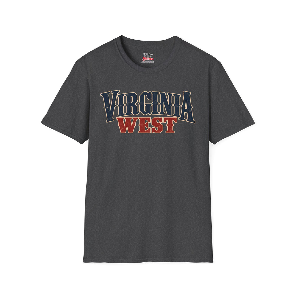 Virgina West Unisex Softstyle T Shirt State Name Graphic Tee
