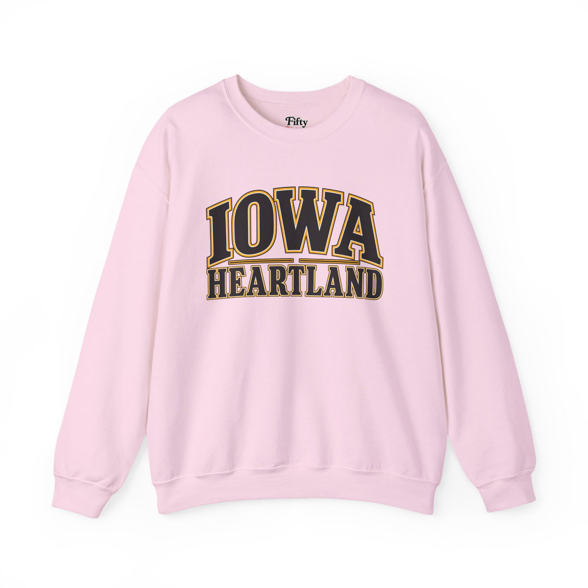 Iowa Heartland Unisex Crewneck Sweatshirt State Name Graphic