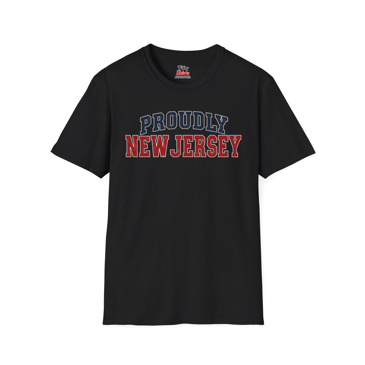 Proudly New Jersey Unisex Softstyle T Shirt State Name Graphic Tee
