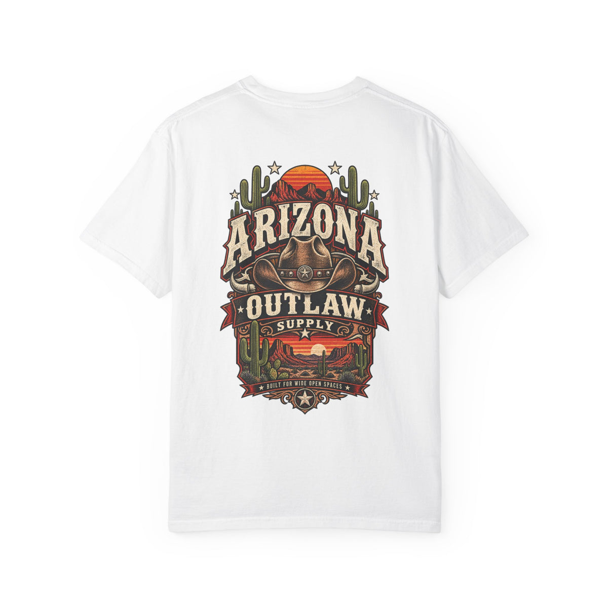 Arizona Outlaw Supply Unisex Comfort Color 1717 Streetwear Graphic Tee