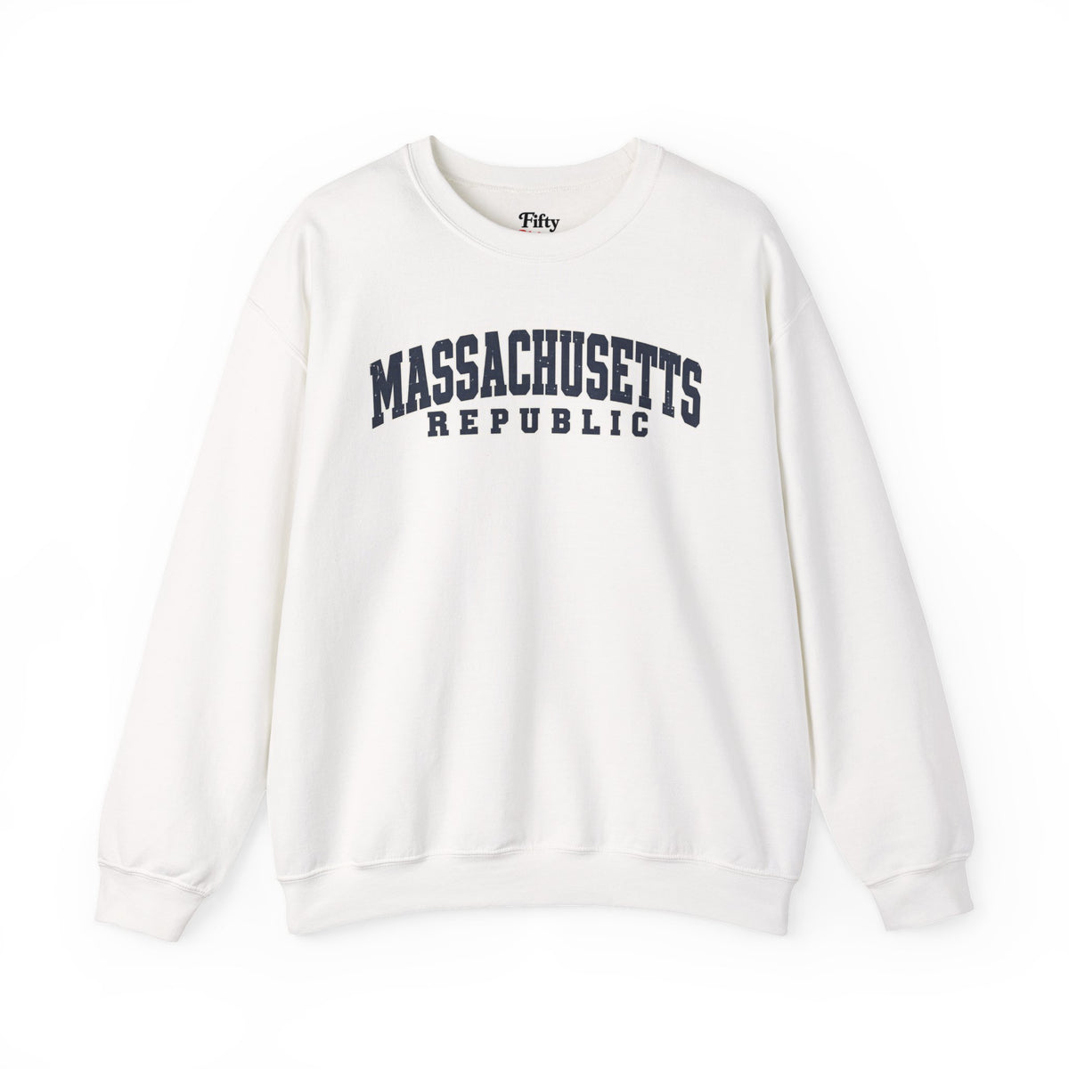 Massachusetts Republic Unisex Crewneck Sweatshirt State Name Graphic