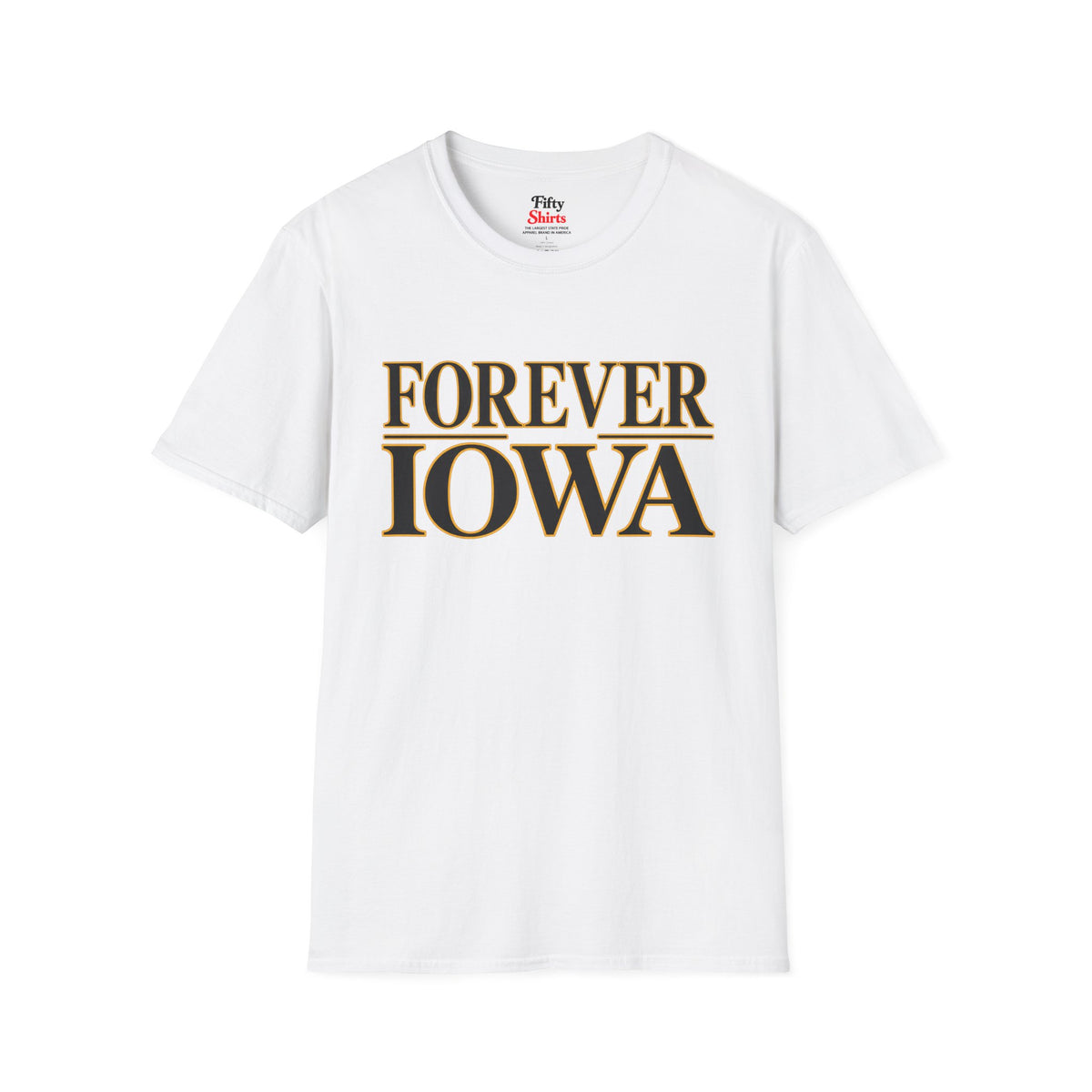 Forever Iowa Unisex Softstyle T Shirt State Name Graphic Tee