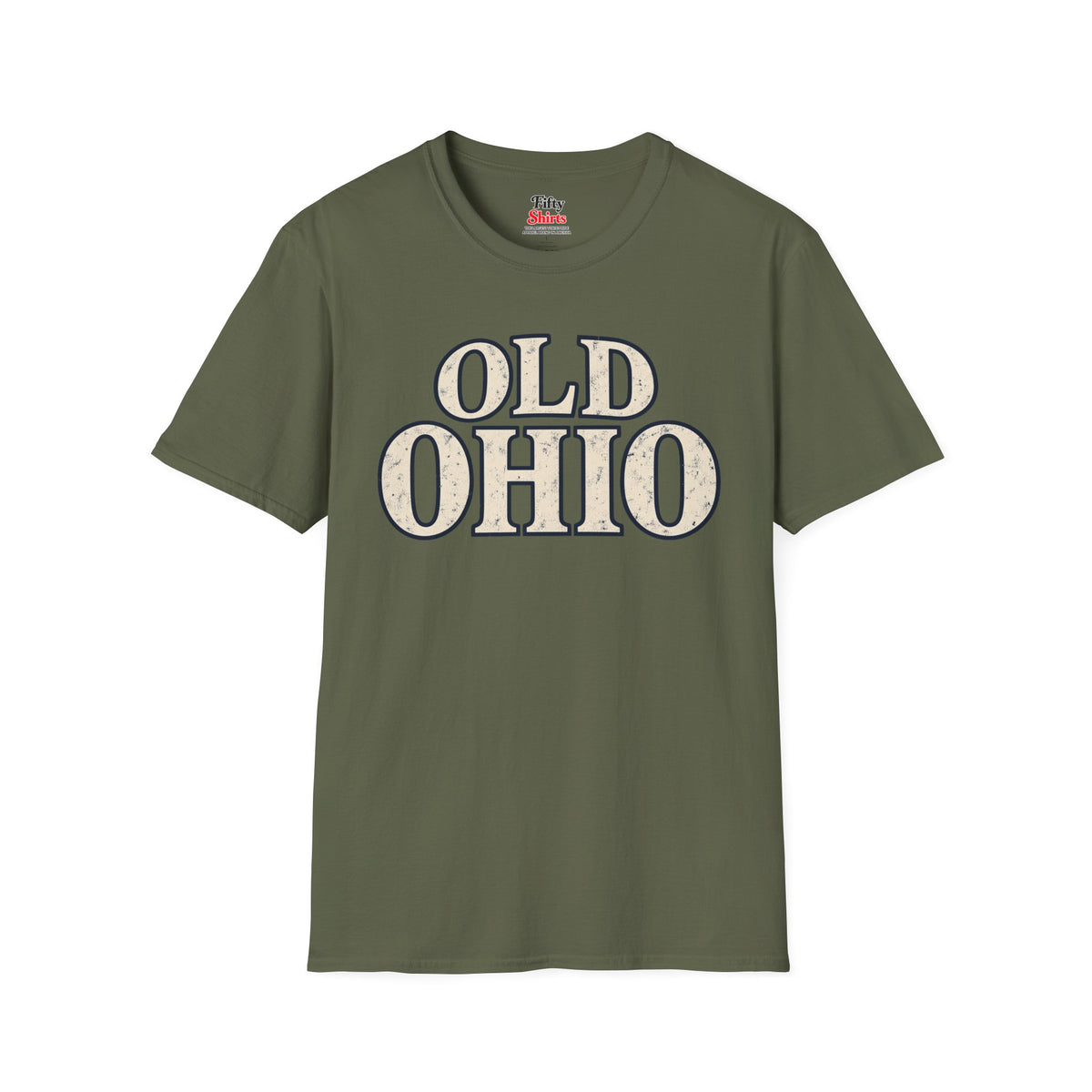 Old Ohio Unisex Softstyle T Shirt State Name Graphic Tee