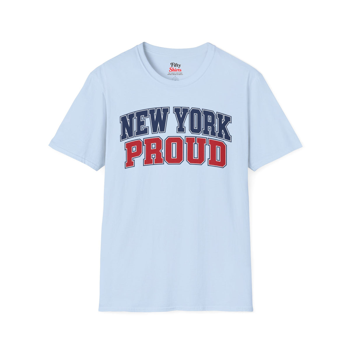 New York Proud Unisex Softstyle T Shirt State Name Graphic Tee