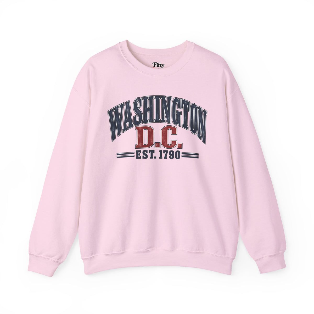 Washington DC Est 1790 Unisex Crewneck Sweatshirt State Name Graphic