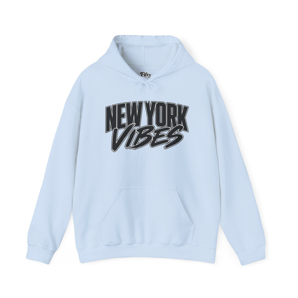 New York Vibes Unisex Hoodie State Name Graphic