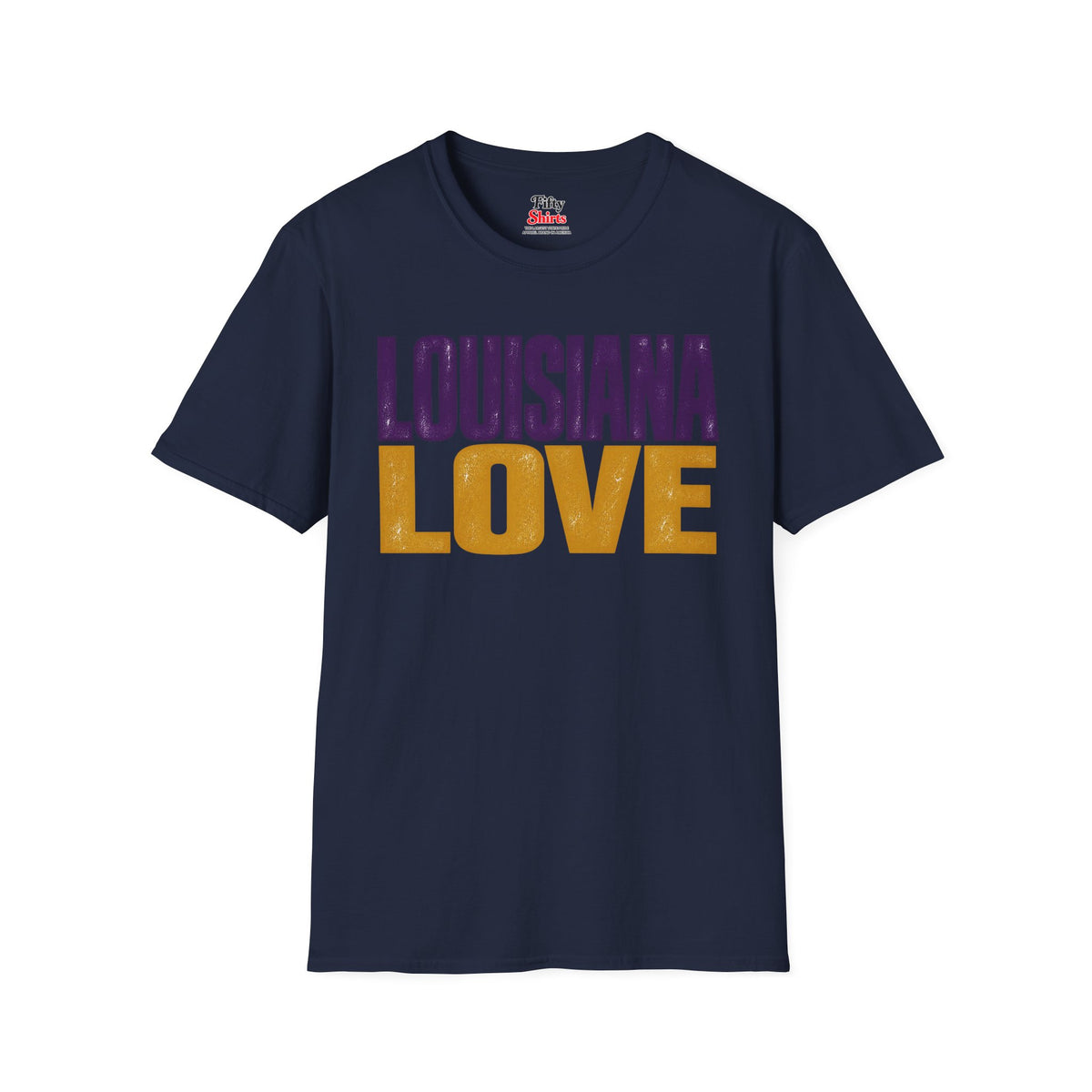 Louisiana Love Unisex Softstyle T Shirt State Name Graphic Tee
