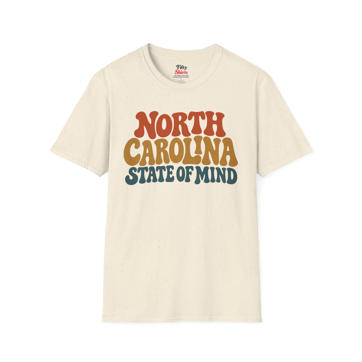 North Carolina State Of Mind Unisex Softstyle T Shirt State Name Graphic Tee