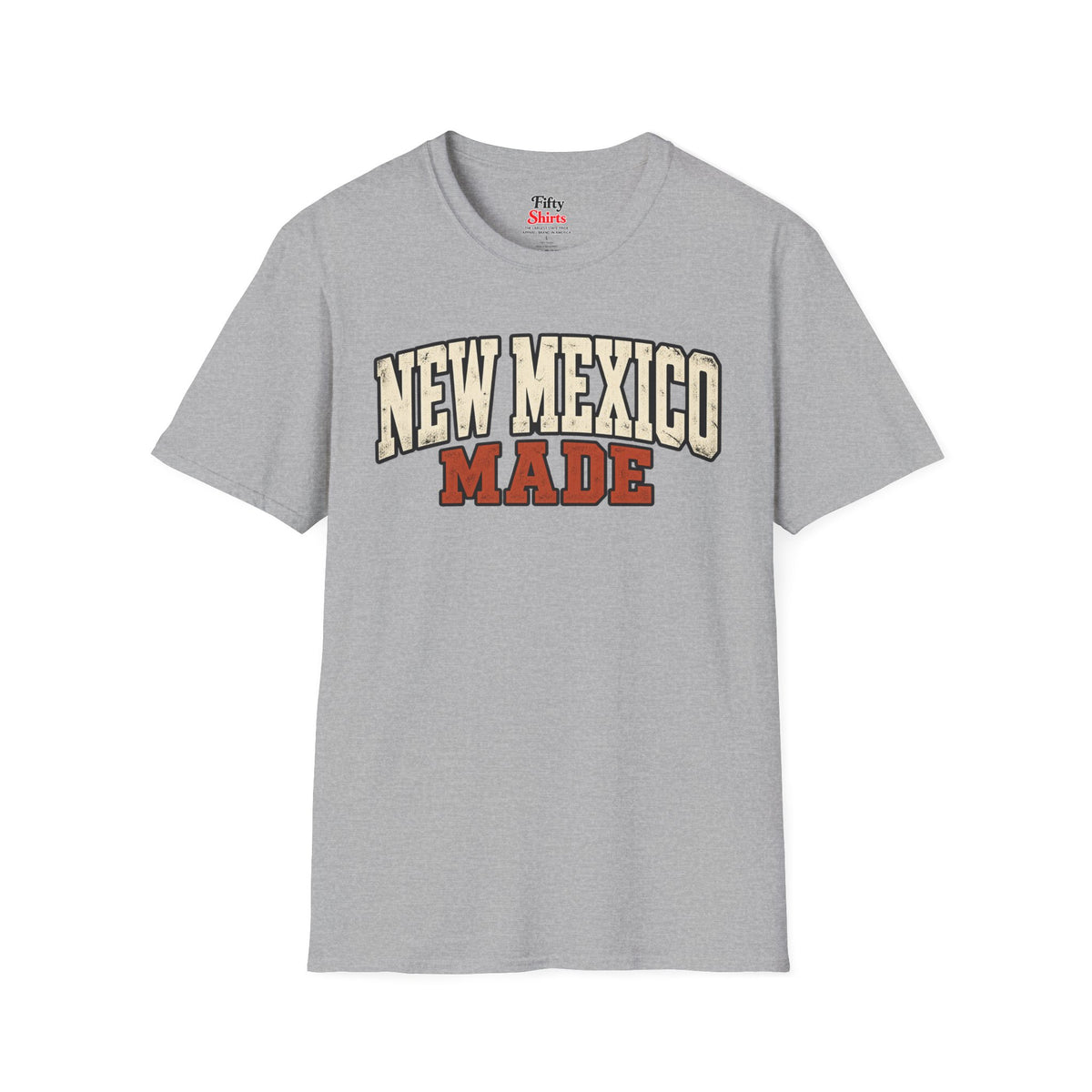 New Mexico Made Unisex Softstyle T Shirt State Name Graphic Tee