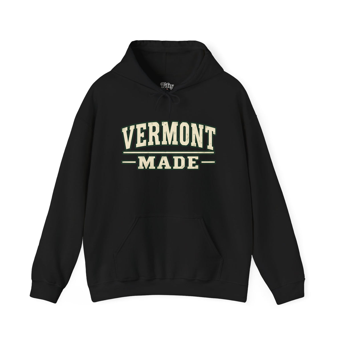 Vermont Made Unisex Hoodie State Name Graphic