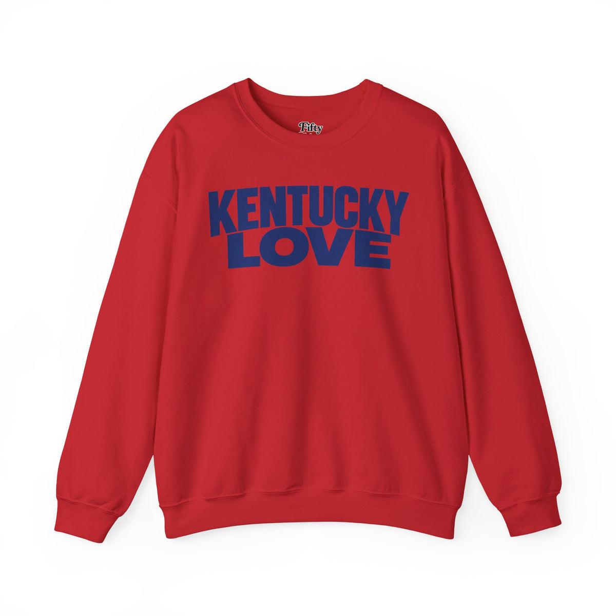 Kentucky Love Unisex Crewneck Sweatshirt State Name Graphic