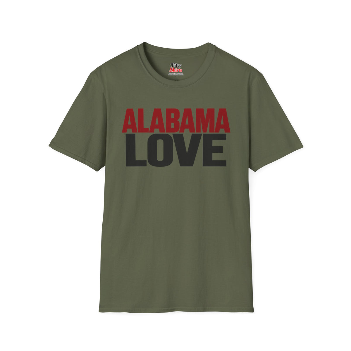 Alabama Love Unisex Softstyle T Shirt State Name Graphic Tee