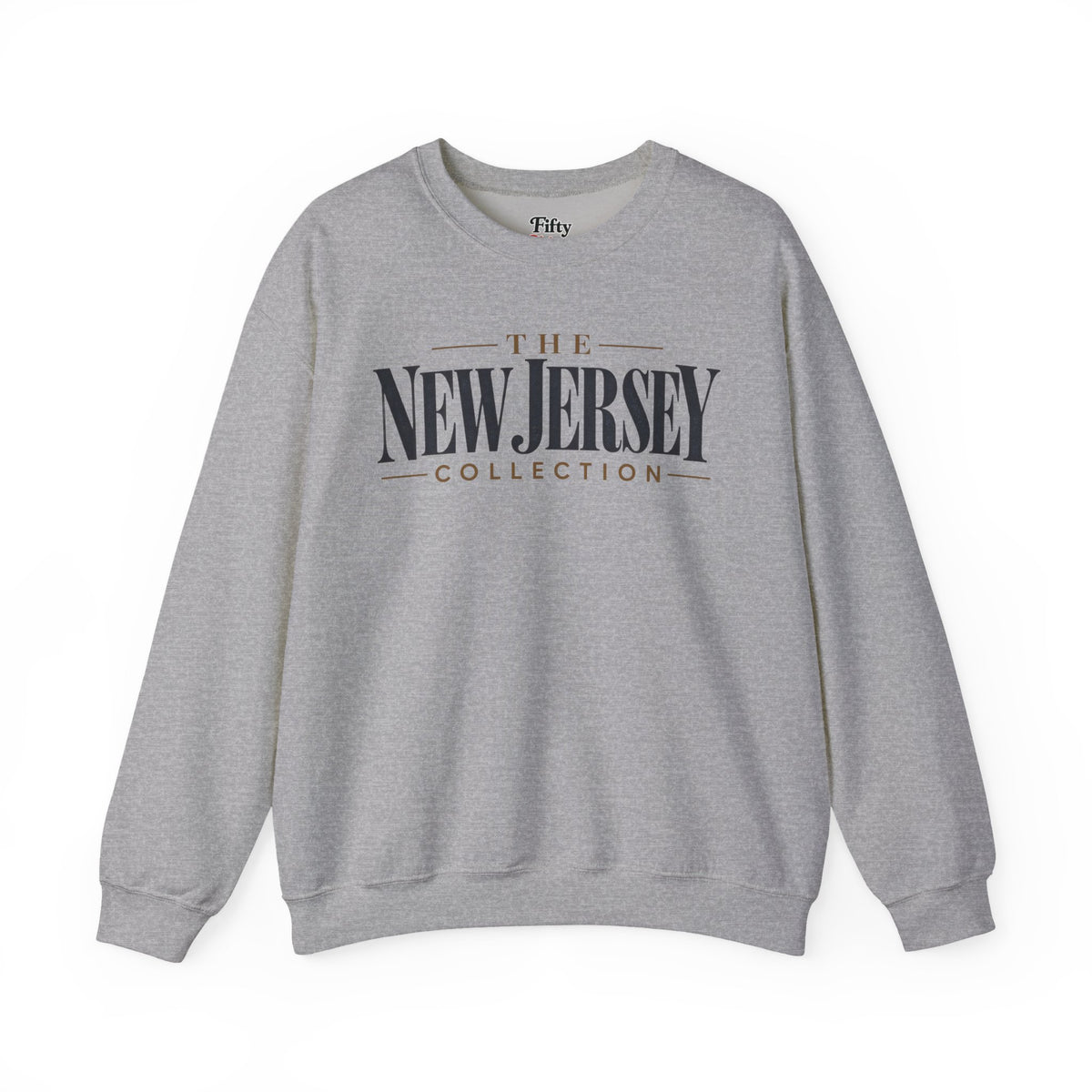 The New Jersey Collection Unisex Crewneck Sweatshirt State Name Graphic