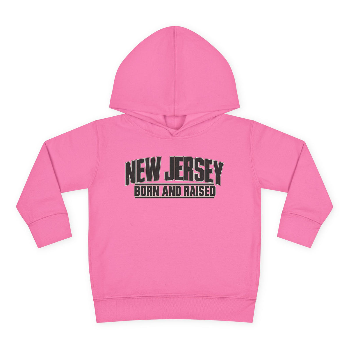 New Jersey Born and Raised Modern Streetwear Unisex Toddler Pullover Fleece Hoodie