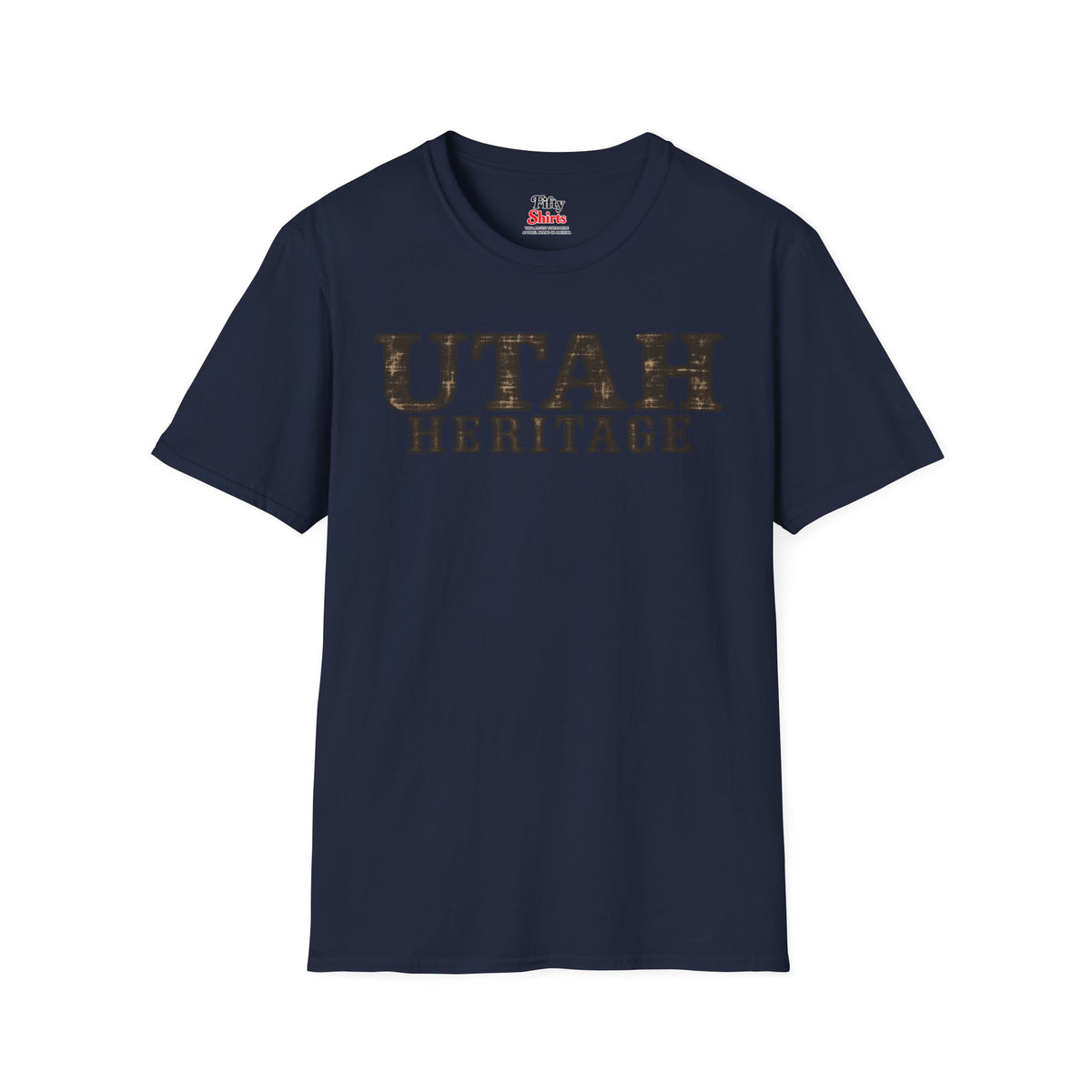 Utah Heritage Unisex Softstyle T Shirt State Name Graphic Tee