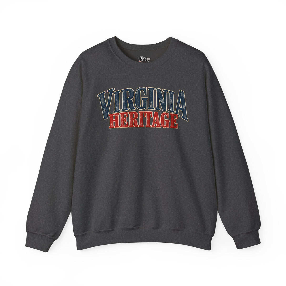 Virginia Heritage Unisex Crewneck Sweatshirt State Name Graphic