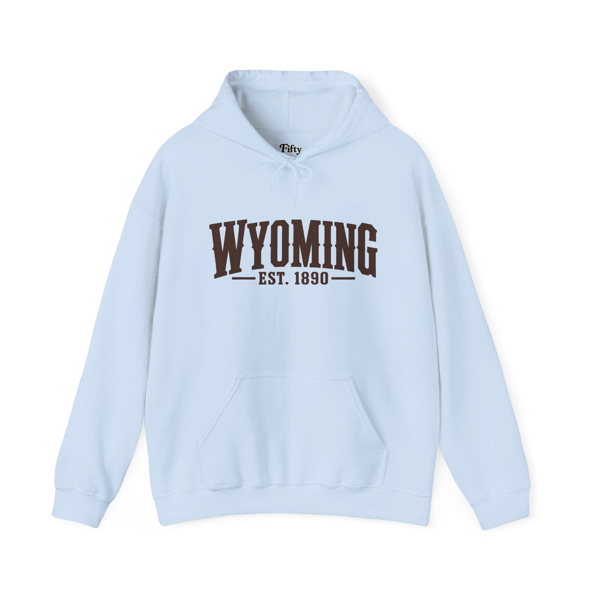 Wyoming Est 1890 Unisex Hoodie State Name Graphic