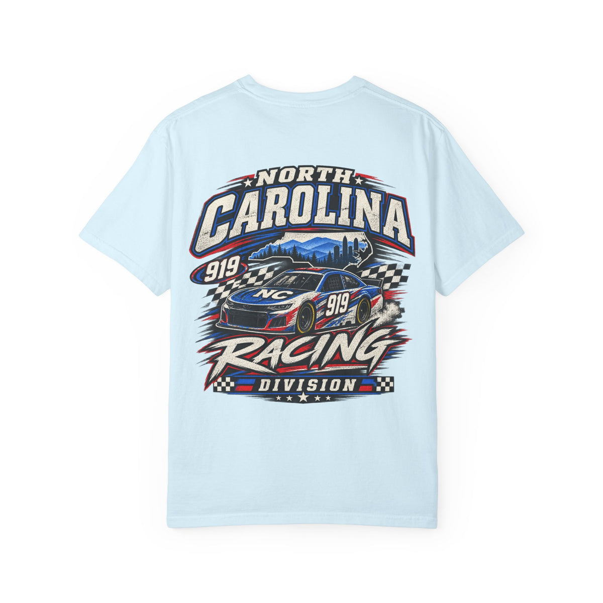 North Carolina Racing Division Unisex Comfort Color 1717 Streetwear Graphic Tee